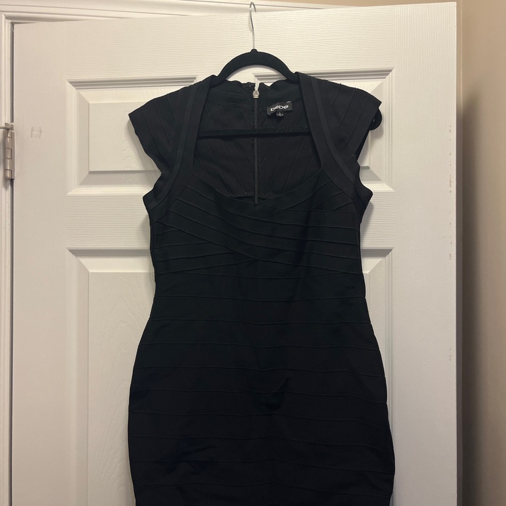 bebe Black Mini Dress